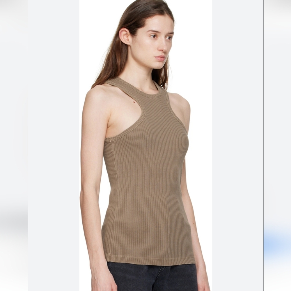 Agolde Mint Ribbed Tank Top - Picture 6 of 6